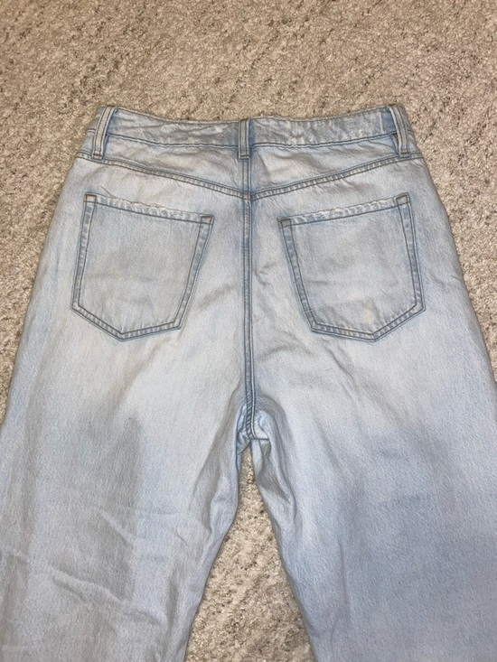 Garage Wide Leg Distressed Jeans in Light Wash Brileigh Blue 32" Waist - Picture 13 of 13